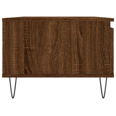 vidaXL Couchtisch Braun Eichen-Optik 90x50x36,5 cm Holzwerkstoff