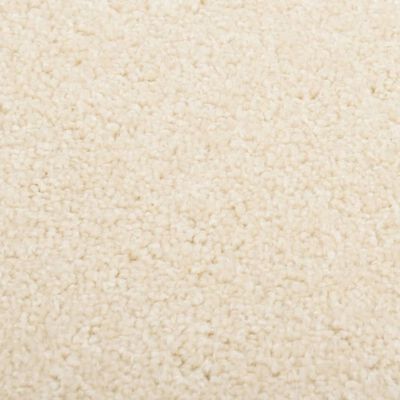 vidaXL Teppich Kurzflor 80x150 cm Creme