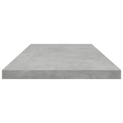 vidaXL Bücherregal-Bretter 4 Stk. Betongrau 80x20x1,5 cm Holzwerkstoff