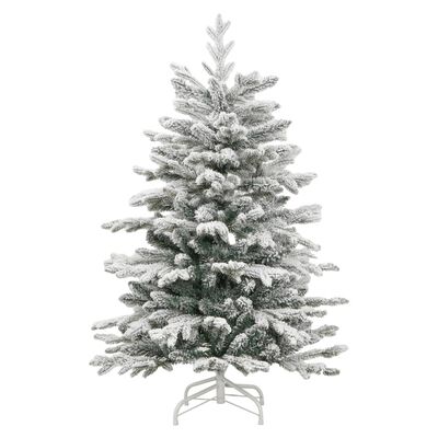 vidaXL Künstlicher Weihnachtsbaum Klappbar Beschneit 150 cm