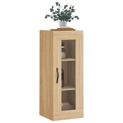 vidaXL Wandschrank Sonoma-Eiche 34,5x34x90 cm