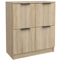 vidaXL Sideboard Sonoma-Eiche 60x30x70 cm Holzwerkstoff