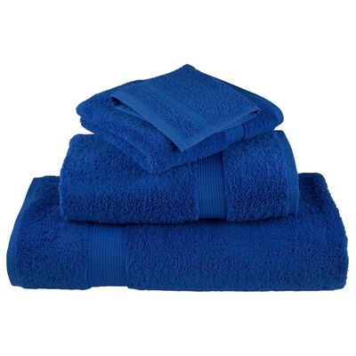 vidaXL 12 tlg. Premium-Handtuch-Set SOLUND Blau 600 g/m²