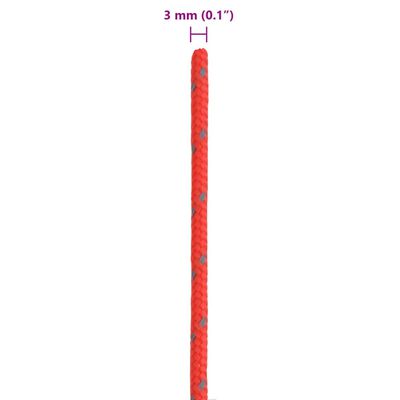 vidaXL Zeltleine Reflektierend mit Seilspannern 50 m 3 mm