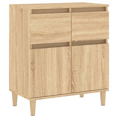 vidaXL Sideboard Sonoma-Eiche 60x35x70 cm Holzwerkstoff