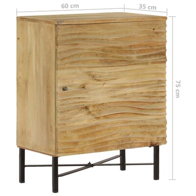 vidaXL Sideboard Massivholz Mango 60x35x75 cm