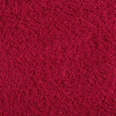 vidaXL Premium-Seiftücher SOLUND 2 Stk. Rot 30x30 cm 600 g/m²