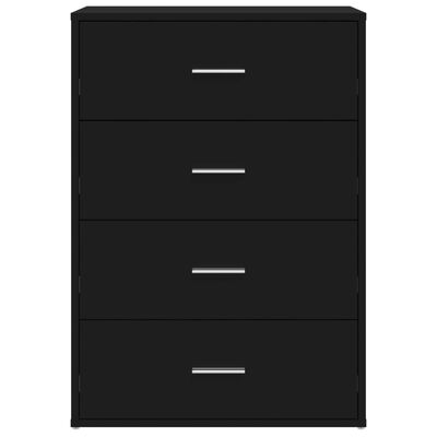 vidaXL Sideboard Schwarz 60x31x84 cm Holzwerkstoff