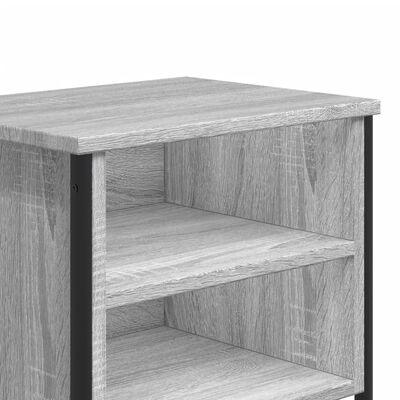 vidaXL Nachttische 2 Stk. Grau Sonoma 40x30x40 cm Holzwerkstoff