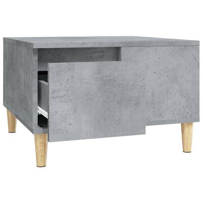 vidaXL Couchtisch Betongrau 55x55x36,5 cm Holzwerkstoff