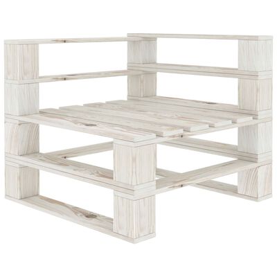 vidaXL 7-tlg. Garten-Lounge-Set Paletten mit Kissen in Anthrazit Holz