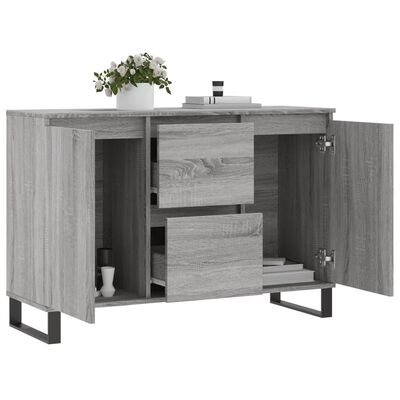 vidaXL Sideboard Grau Sonoma 104x35x70 cm Holzwerkstoff