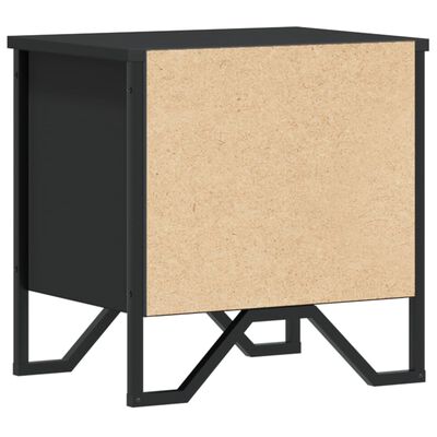 vidaXL Nachttisch Schwarz 40x30x40 cm Holzwerkstoff