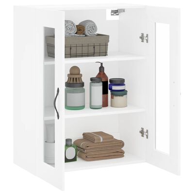 vidaXL Wandschrank Weiß 69,5x34x90 cm Holzwerkstoff