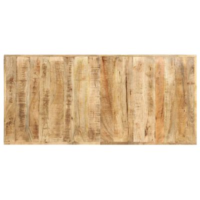 vidaXL Bartisch 150x70x107 cm Raues Mangoholz