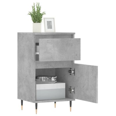 vidaXL Sideboards 2 Stk. Betongrau 40x35x70 cm Holzwerkstoff