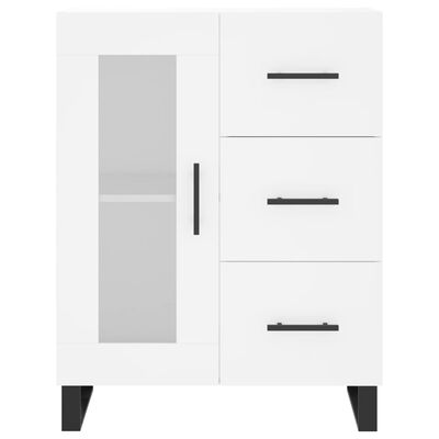 vidaXL Highboard Weiß 69,5x34x180 cm Holzwerkstoff