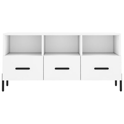 vidaXL TV-Schrank Weiß 102x36x50 cm Holzwerkstoff