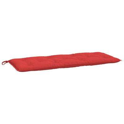 vidaXL Gartenbank-Auflagen 2 Stk. Rot 120x50x7 cm Oxford-Gewebe