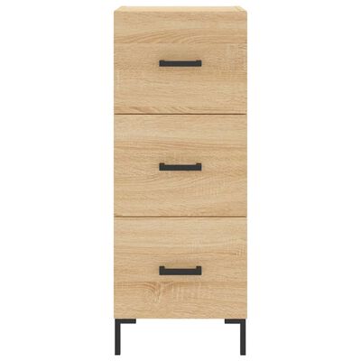 vidaXL Highboard Sonoma-Eiche 34,5x34x180 cm Holzwerkstoff