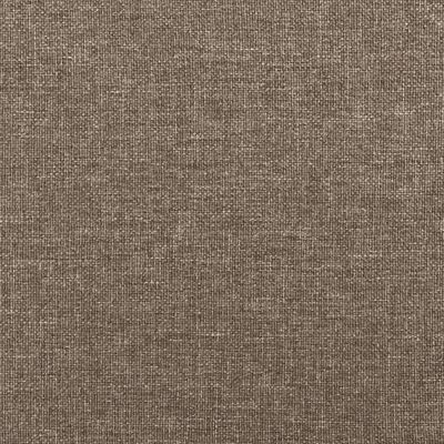 vidaXL Bettgestell Taupe 80x200 cm Stoff