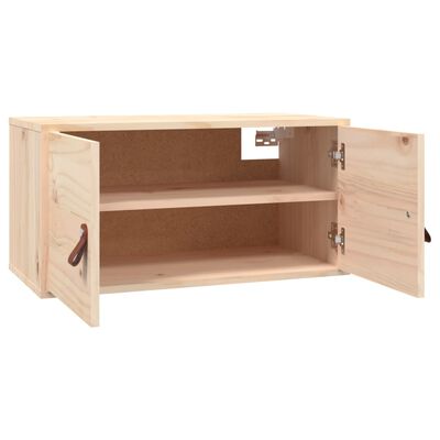 vidaXL Wandschrank 60x30x30 cm Massivholz Kiefer