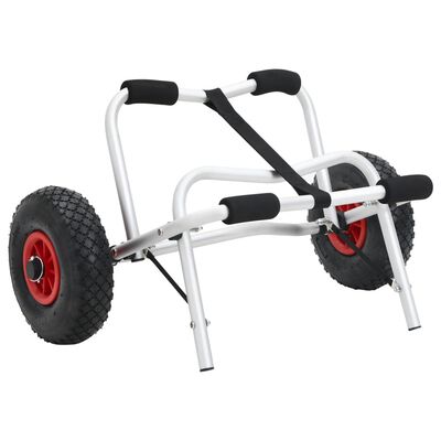 vidaXL Kajak-Trolley Klappbar 45 kg Aluminium