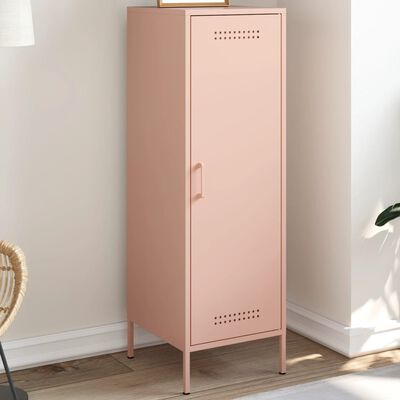 vidaXL Highboard Rosa 36x39x113 cm Stahl