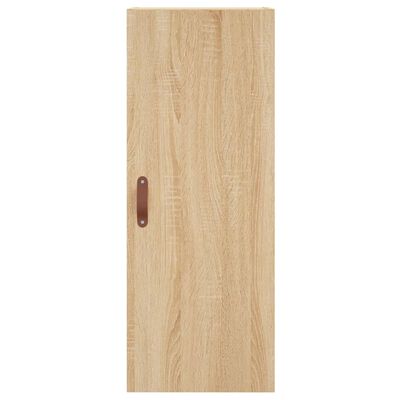 vidaXL Highboard Sonoma-Eiche 34,5x34x180 cm Holzwerkstoff