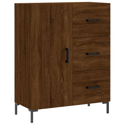 vidaXL Sideboard Braun Eichen-Optik 69,5x34x90 cm Holzwerkstoff