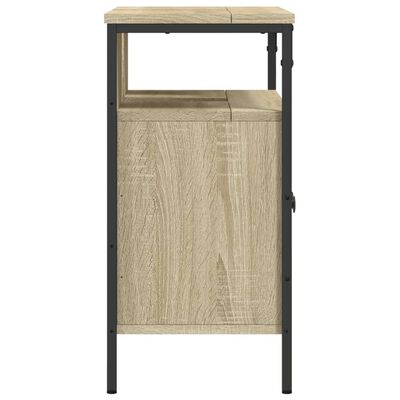 vidaXL Waschbeckenunterschrank Sonoma-Eiche 60x30x60 cm Holzwerkstoff