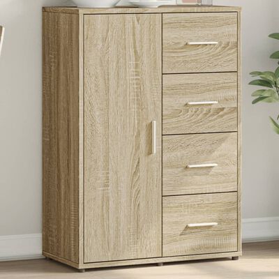 vidaXL Sideboard Sonoma-Eiche 60x31x84 cm Holzwerkstoff