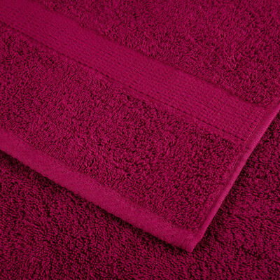 vidaXL Premium-Saunatücher SOLUND 4 Stk Bordeaux 80x200 cm 600 g/m²