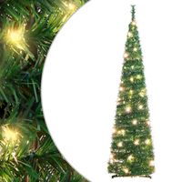 vidaXL Pop-Up-Weihnachtsbaum Künstlich 50 LEDs Grün 120 cm