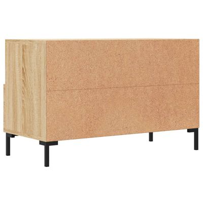 vidaXL TV-Schrank Sonoma-Eiche 80x36x50 cm Holzwerkstoff