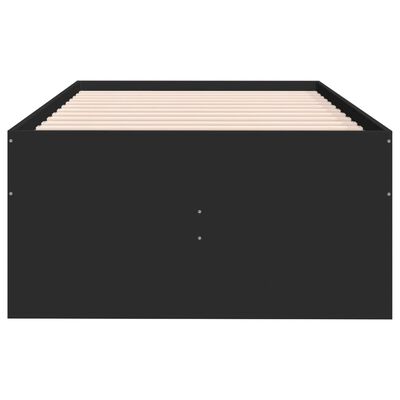 vidaXL Tagesbett mit Schubladen Schwarz 90x190 cm Holzwerkstoff