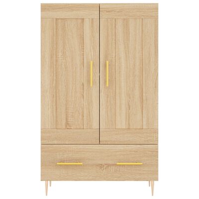 vidaXL Highboard Sonoma-Eiche 69,5x31x115 cm Holzwerkstoff