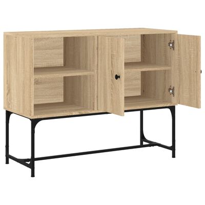 vidaXL Sideboard Sonoma-Eiche 100x40x79,5 cm Holzwerkstoff