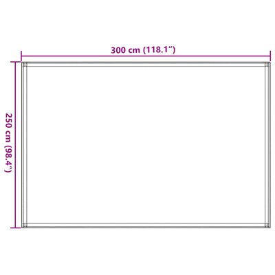 vidaXL Zeltteppich Hellgrün 250x300 cm HDPE