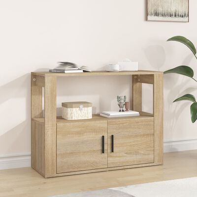 vidaXL Sideboard Sonoma-Eiche 80x30x60 cm Holzwerkstoff