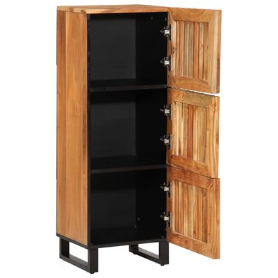 vidaXL Highboard 40x34x110 cm Massivholz Akazie