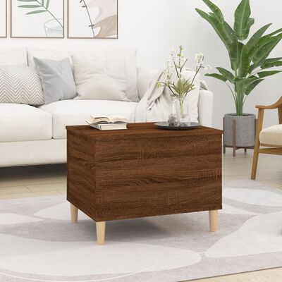 vidaXL Couchtisch Braun Eichen-Optik 60x44,5x45 cm Holzwerkstoff