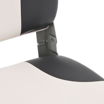 vidaXL 4-tlg. Bootssitz-Set Klappbar Niedrige Rückenlehne