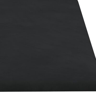 vidaXL Wandpaneele 12 Stk. Schwarz 60x15 cm Samt 1,08 m²