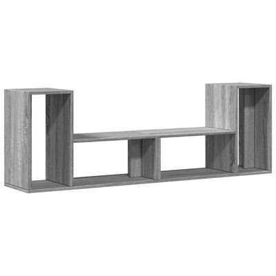 vidaXL TV-Schränke 2 Stk. Grau Sonoma 75x30x50 cm Holzwerkstoff