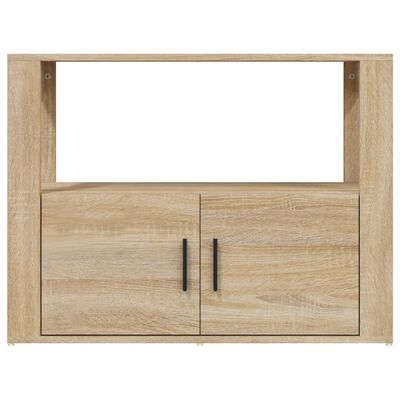 vidaXL Sideboard Sonoma-Eiche 80x30x60 cm Holzwerkstoff