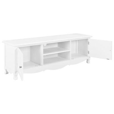 vidaXL TV-Schrank Weiß 120x30x40 cm Holz