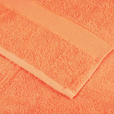 vidaXL Premium-Seiftücher SOLUND 2 Stk. Orange 30x30 cm 600 g/m²