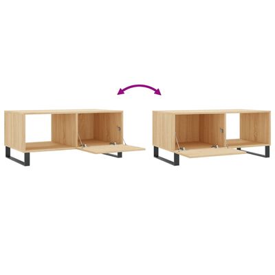 vidaXL Couchtisch Sonoma-Eiche 90x50x40 cm Holzwerkstoff