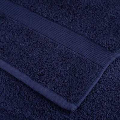 vidaXL Premium-Saunatücher SOLUND 2 Stk Marineblau 80x200 cm 600 g/m²